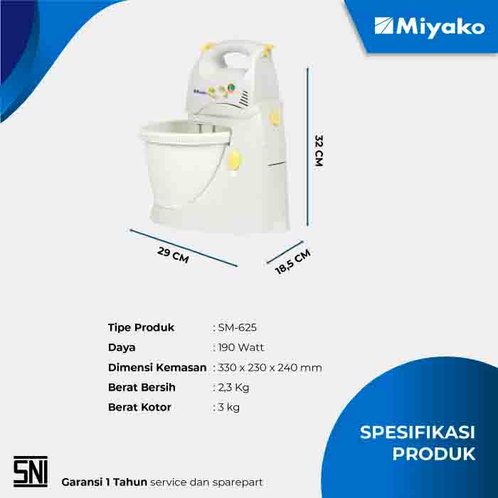 Miyako Stand Mixer - SM625